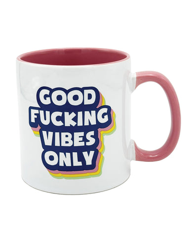 Attitude Mug Good Fucking Vibes Only - 22 oz