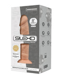 SilexD Model ZM02 6" Silexpan Dildo - Flesh
