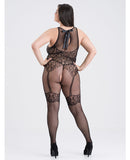 Fifty Shades of Grey Captivate Lacy Body Stocking Black QN