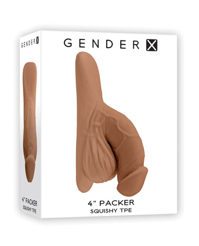 Gender X 4" Packer - Tan