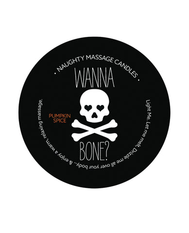 Kama Sutra Mini Massage Halloween Candle - 1.7 oz Wanna Bone