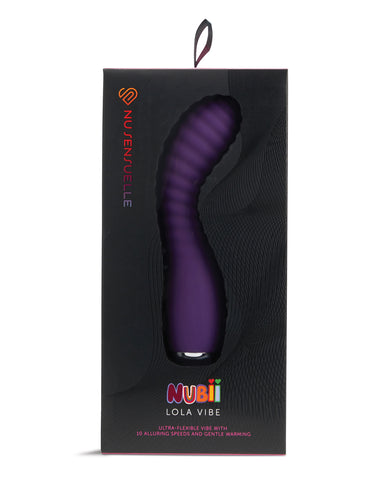 Nu Sensuelle Lola Nubii Flexible Warming Vibe - Purple