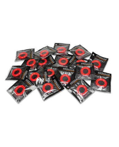 Oxballs OXR-1 Cockring - Red Pack of 20