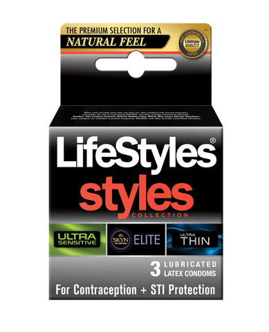 Lifestyles Styles 3-In-1 Collection - Pack of 3