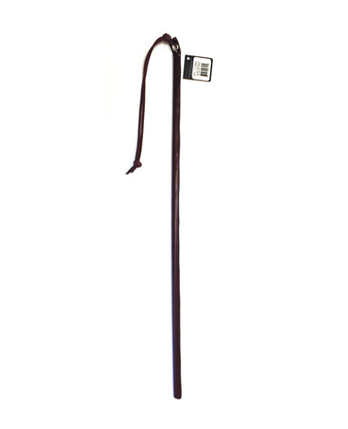 Spartacus 24" Leather Wrapped Cane - Burgandy