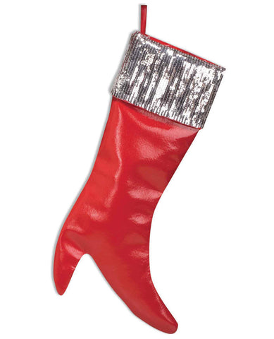 Christmas Stocking w/Sequin Cuff