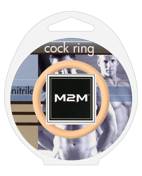 M2M Nitrile Cock Ring - 1.75" Nude