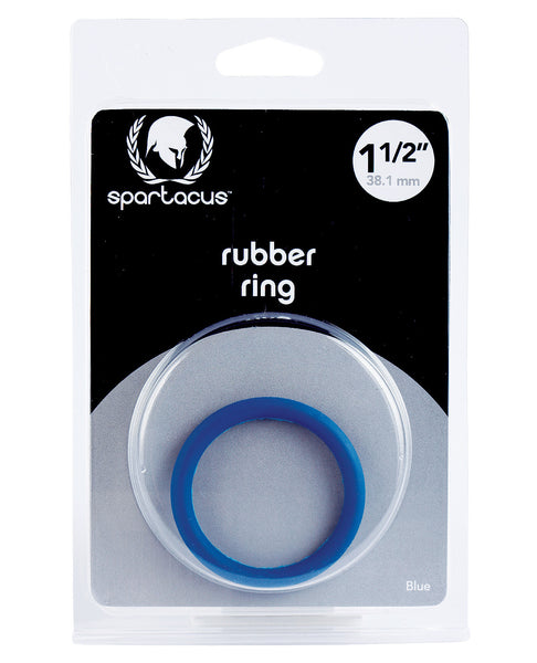 Rubber Cock Ring - 1.5" Blue