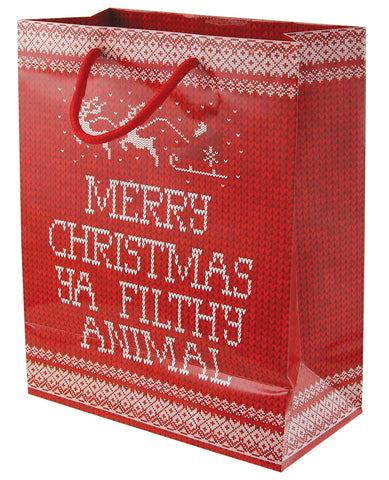 Merry Christmas Ya Filthy Animal Gift Bag