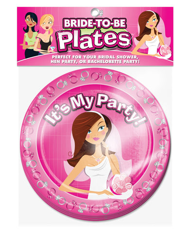 Bride to Be 8" Plates - Pack of 10