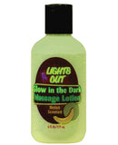 Lights Out Glow in the Dark Massage Lotion - 6 oz Bottle Melon