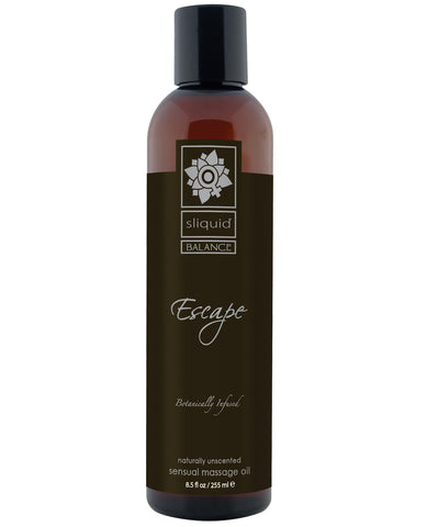 Sliquid Organics Massage Oil - 8.5 oz Escape