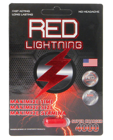 Red Lightning Male Enhancement Pill