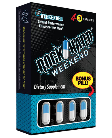 RockHard Weekend - 1 Capsule Box of 4