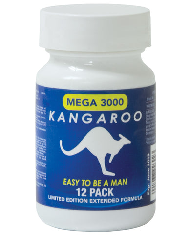 Kangaroo MEGA 3000 for Men - Bottle of 12