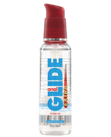 Anal Glide Extra Desensitizer - 2 oz Pump Bottle, Lubricants,- www.gspotzone.com