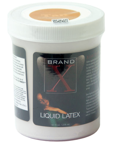 Brand X Liquid Latex - 8 oz Tan