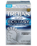 Trojan Pure Ecstasy Condoms - Box of 10