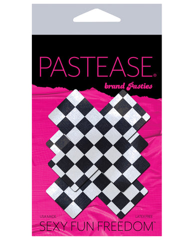 Pastease Checker Cross - Black/White O/S
