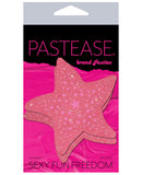 Pastease Bubble Gum Pink Glitter Starfish O/S