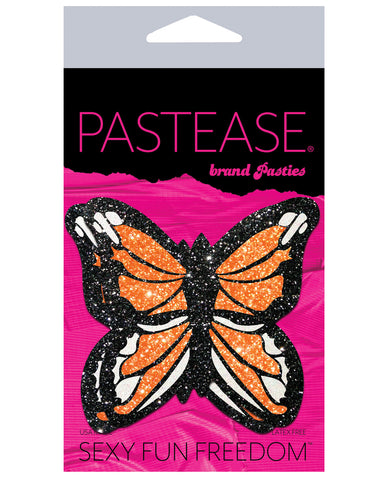 Pastease Orange Glitter Butterfly O/S