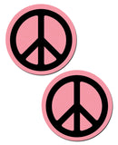 Pastease Baby Pink Peace Signs