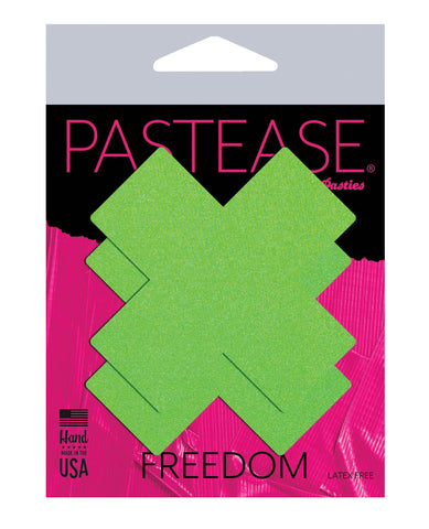 Pastease Basic Plus X Black Light Reactive - Neon Green O/S