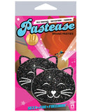 Pastease Black Glitter Black Cat O/S