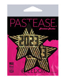 Pastease 2023 New Years Star - Gold O/S