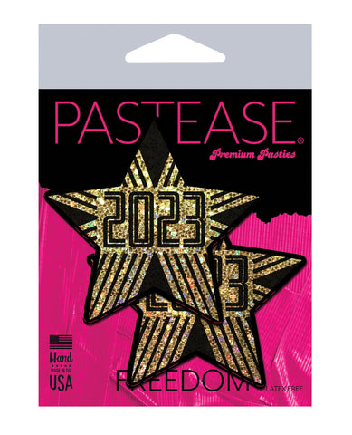 Pastease 2023 New Years Star - Gold O/S