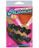 Pastease Mini Glitter Hearts - Black Pack of 8