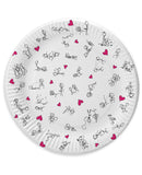 7" Dirty Dishes Position Plates - Bag of 8, Bachelorette & Party Supplies,- www.gspotzone.com