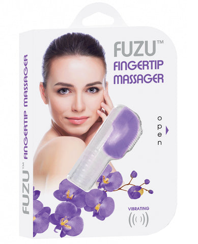 Fuzu Fungertip Massager - Neon Purple