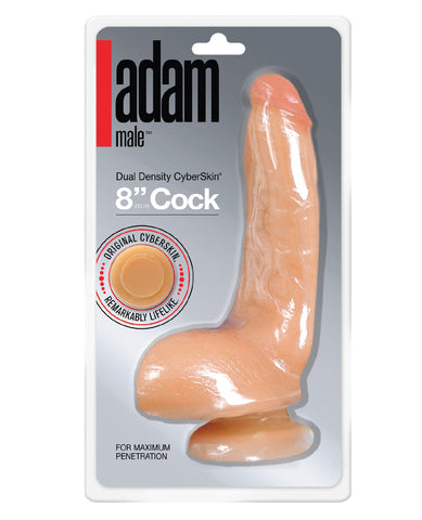 Adam Male Cyberskin 8" Cock - Flesh