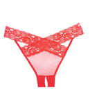 =Adore Sheer & Lace Desire Panty Red O/S