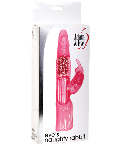 Adam & Eve Eve's Naughty Rabbit - Pink, Vibrators,- www.gspotzone.com
