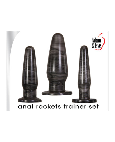 Adam & Eve Anal Rockets Trainer Set - Grey
