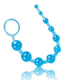Blush Basic Anal Beads - Blue - www.gspotzone.com - 2
