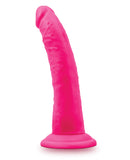 Blush Neo Elite 7.5" Silicone Dual Density Cock - Neon Pink