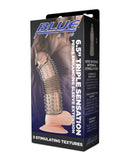 Blue Line C & B 6.5" Triple Sensation Penis Enhancing Sleeve Extension - Smoke