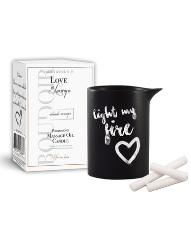 Love in Luxury Intimate Messages Massage Candle w/Pheromones - 5.2 oz Moroccan Fusion
