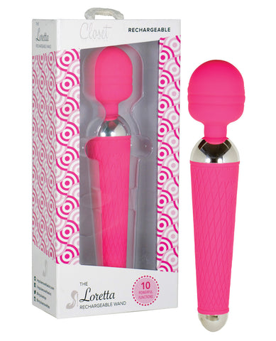 Closet Collection Loretta Rechargeable Wand - Pink
