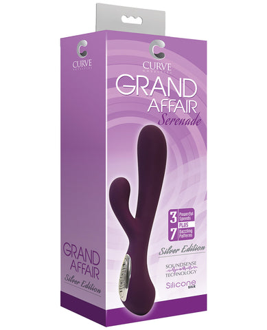 Curve Novelties Grand Affair Serenade Silver Edition - Eggplant
