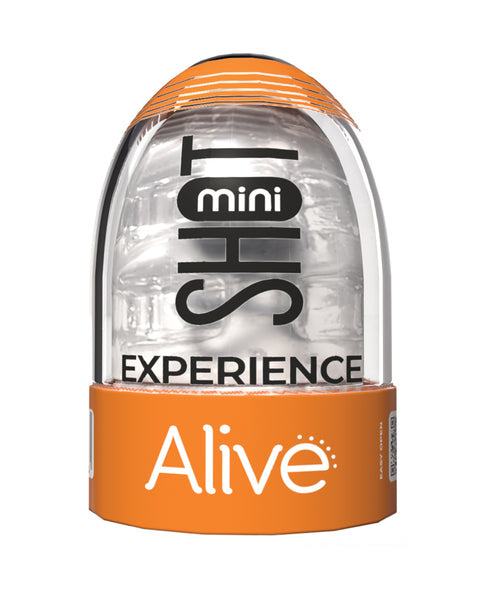 Alive Experience Mini Shot Masturbator - Transparent