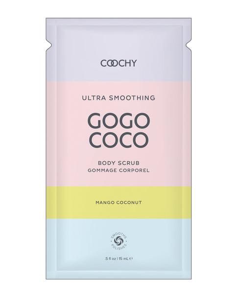 COOCHY Ultra Smoothing Body Scrub Foil - .35 oz Mango Coconut