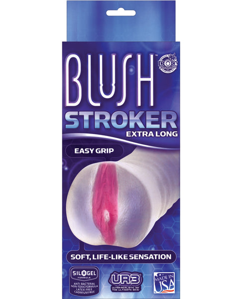 Blush Ultraskyn Extra Long Stroker - Clear