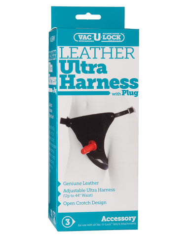 Leather Ultra Harness 3000 w/Plug