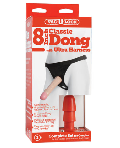 Ultra Harness 2 Set w/8" Dong & Powder