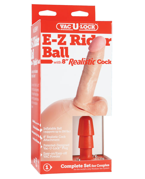 E-Z Rider Ball w/8" Realistic Cock