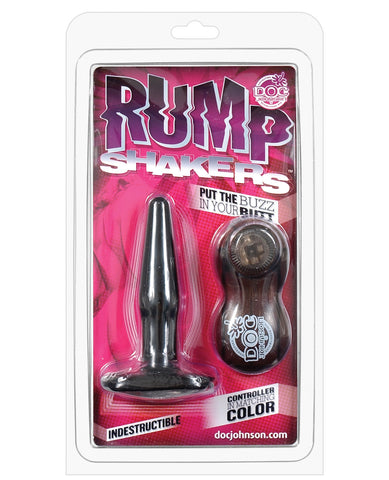 Rump Shakers Vibrating Butt Plug Small - Black